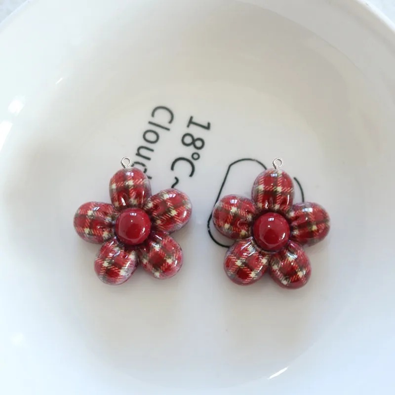 10Pcs Liontin Resin Bunga Mani - Resin Art Accessories ulasan dan harga