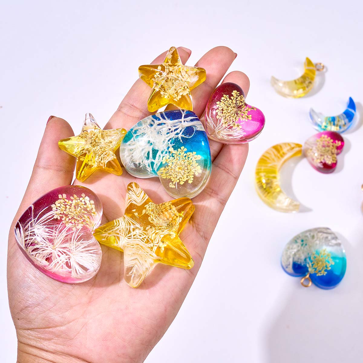 Cetakan Silikon Liontin Bintan - Resin Art Letters ulasan dan harga