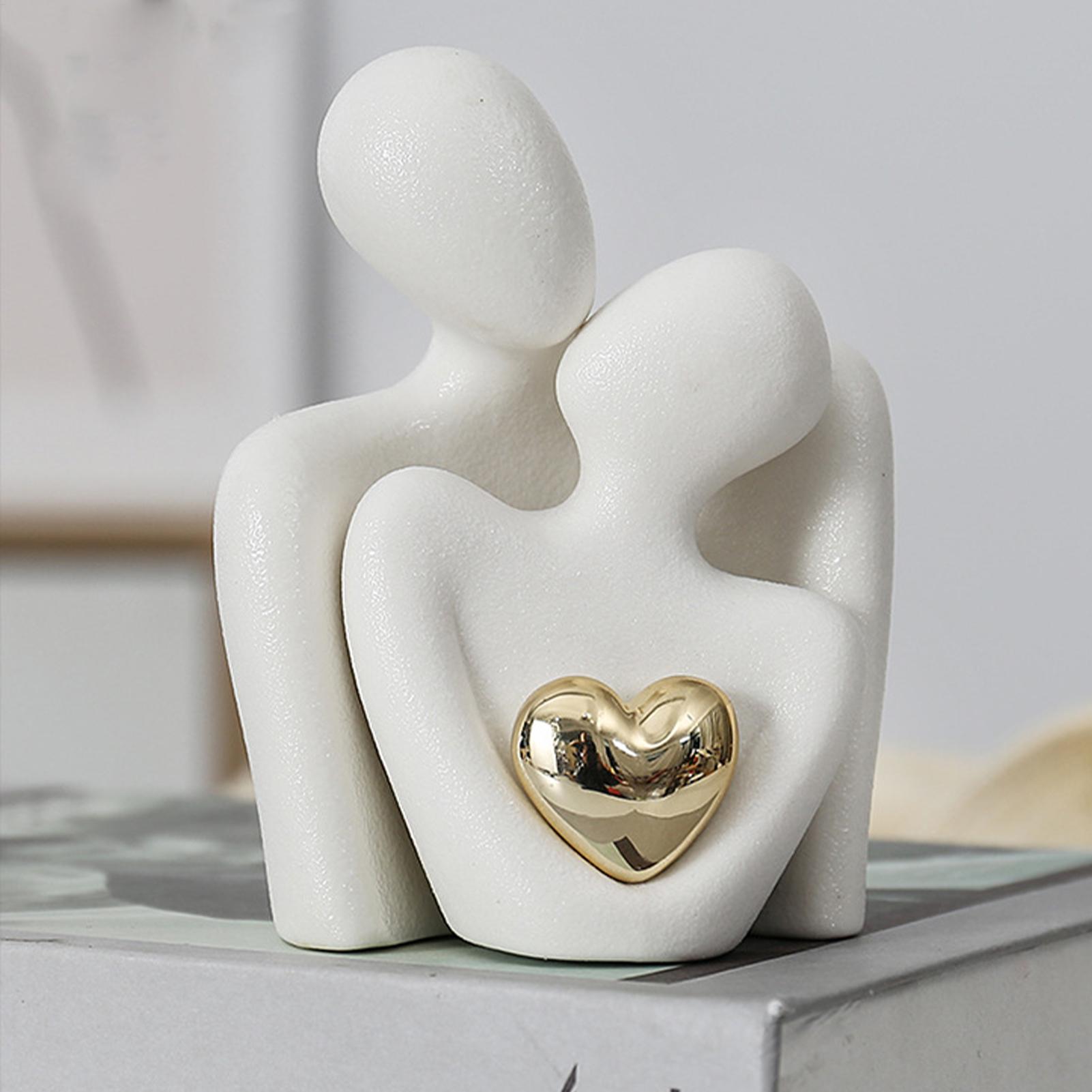 Patung Keramik Pasangan Berpel - Resin Art Materials Wholesale ulasan dan harga