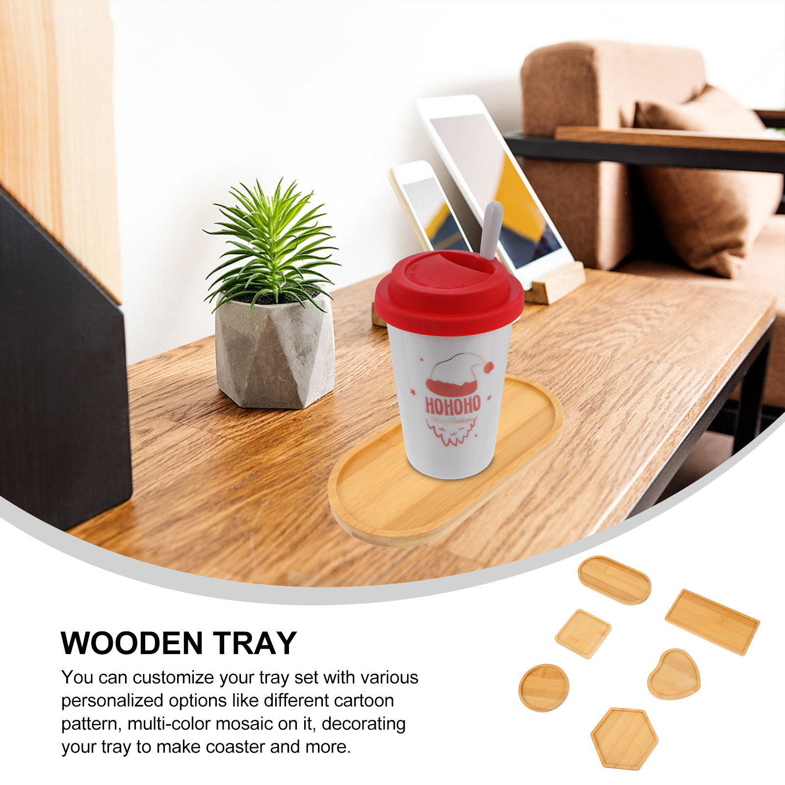 6 Buah Set Cetakan DIY Nampan  - Resin Art Wooden Tray ulasan dan harga