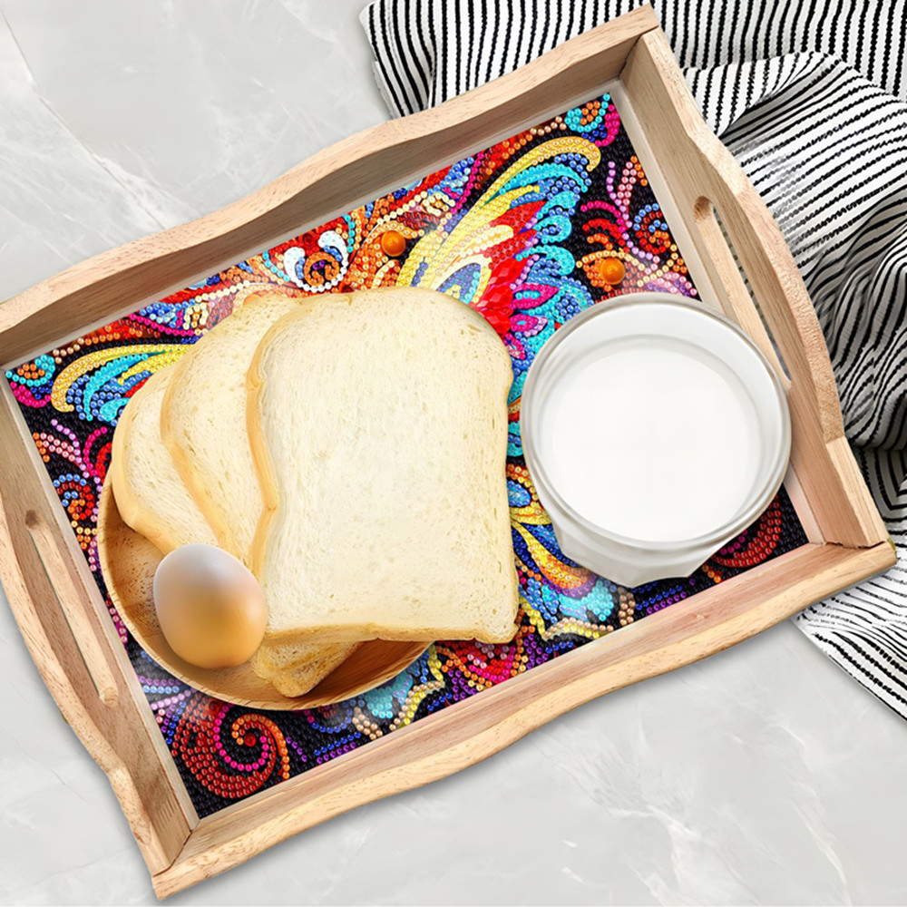 Nampan Makan Kayu 5D DIY Berhi - Resin Art Wooden Tray ulasan dan harga