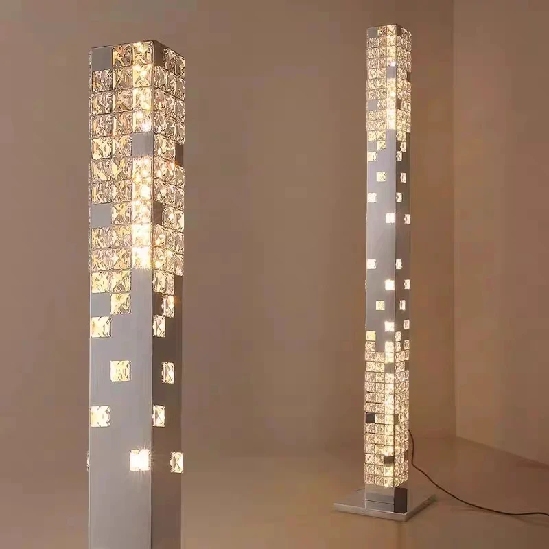 Lampu Lantai Kristal LED Desai - Resin Art Floor Design ulasan dan harga