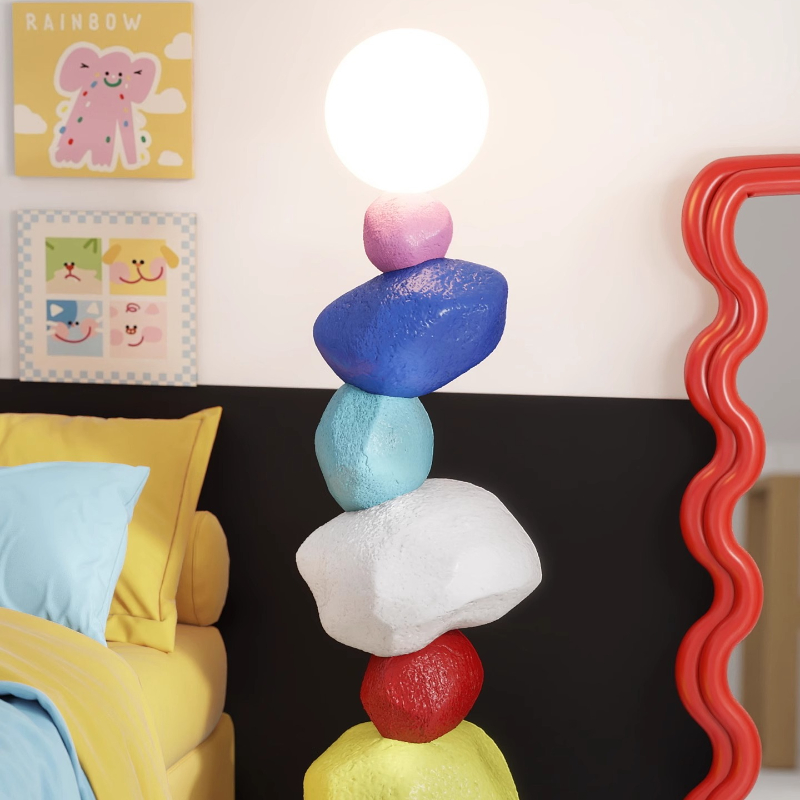Lampu Lantai LED Patung Resin  - Resin Art Floor Design ulasan dan harga