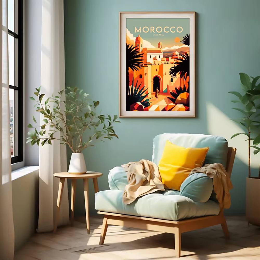 Poster Pemandangan Laut Nordik - Resin Art Ocean ulasan dan harga